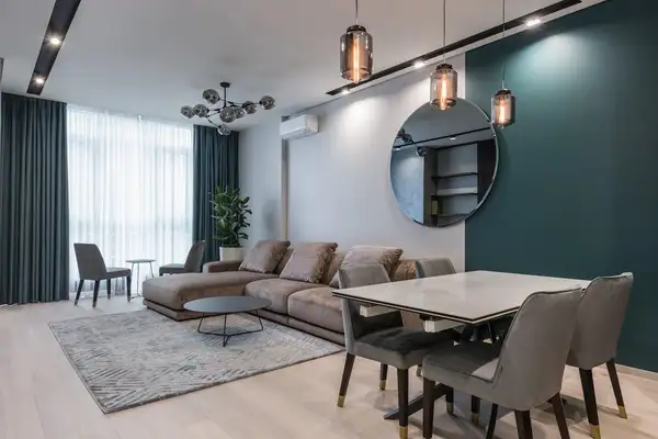 Bathroom remodel with tile shower and vanity in Salem Oregon